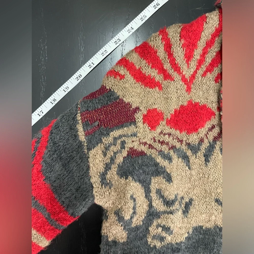 Free People Winters Day Bliss Wool Blend Oversized Cardigan - Picture 9 of 11